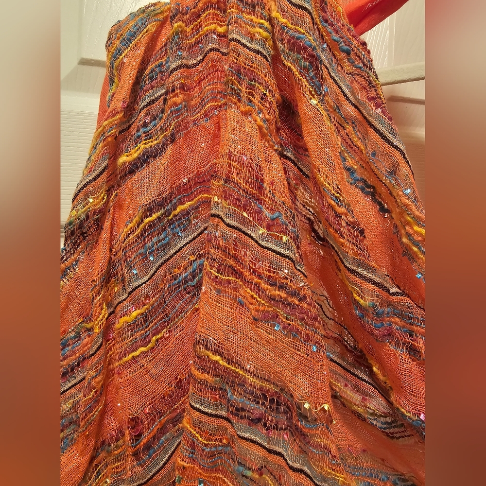 Orange scarf/wrap